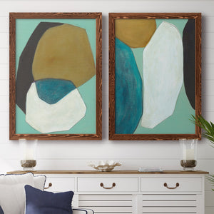 Boulder I - Barnwood Framed Canvas Set