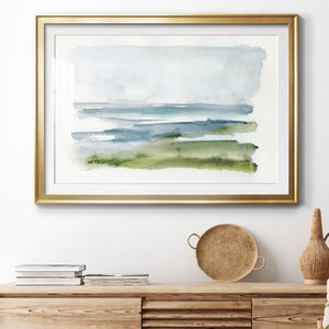 Coastline Splash I - Modern Framed Art Print