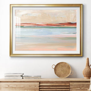 Sienna Horizon II - Modern Framed Art Print