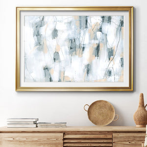 Stone Hatchmarks II - Modern Framed Art Print