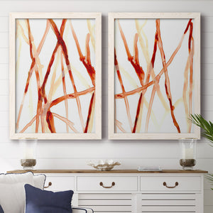 Runnel V - Barnwood Framed Canvas Set