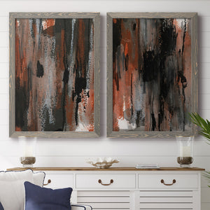 Loft Pastel VII - Barnwood Framed Canvas Set