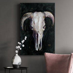 Horned Skull I - Canvas Art Print
