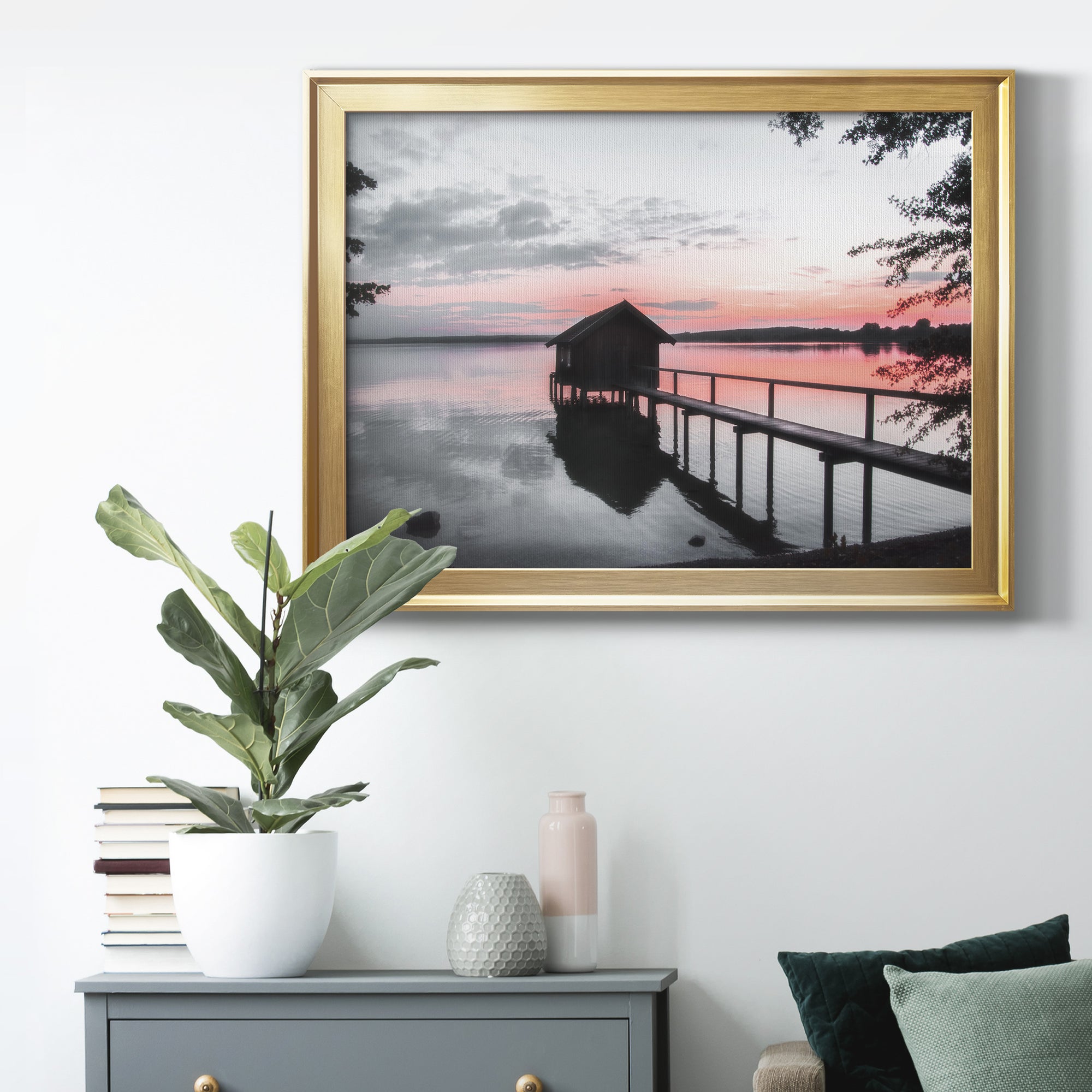 October Sunset Premium Classic Framed Canvas - Ready to Hang