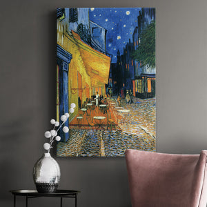CafÃ© Terrace at Night - Canvas Art Print