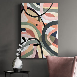 Pastel Tangle II - Canvas Art Print