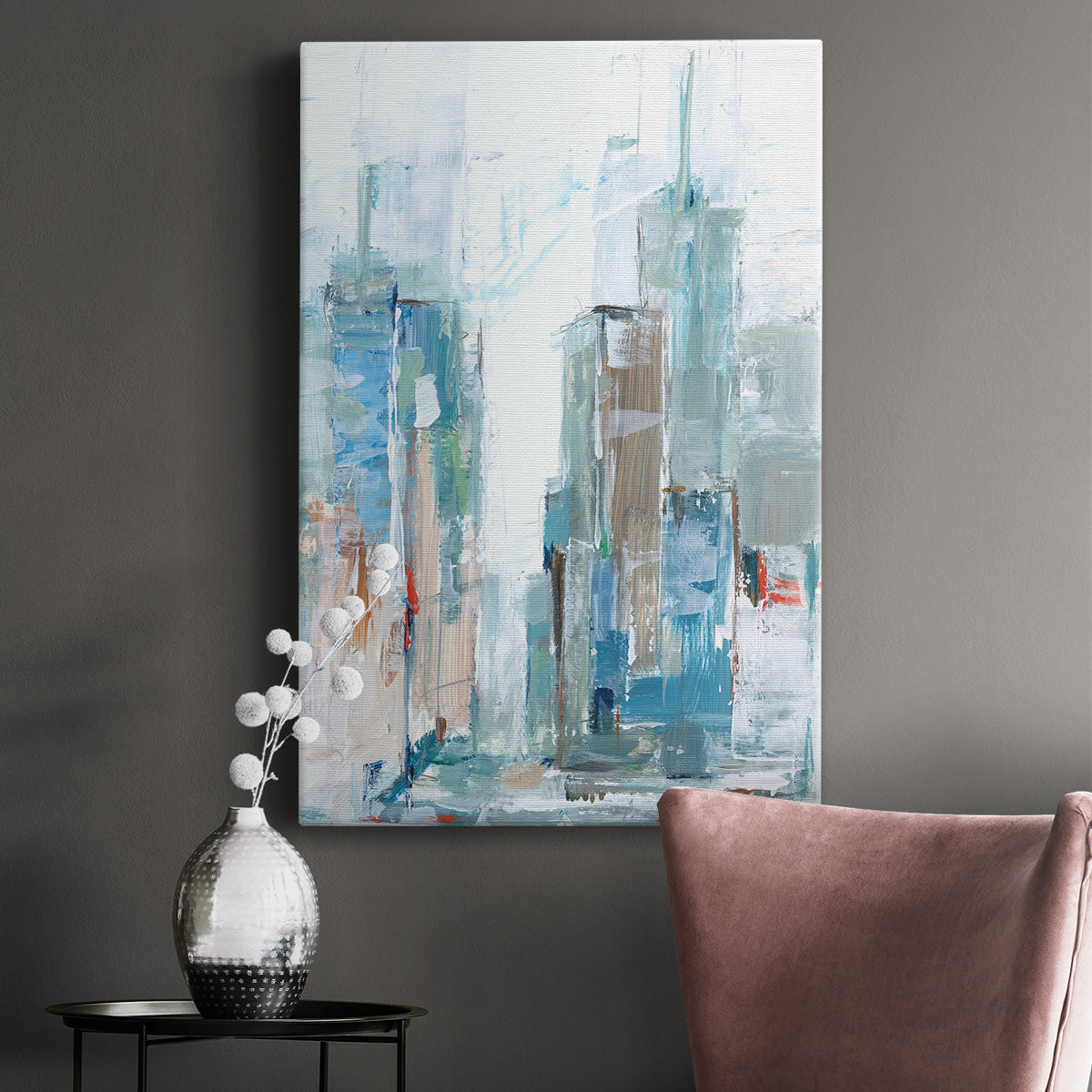 Brilliant City Study I Premium Gallery Wrapped Canvas - Ready to Hang
