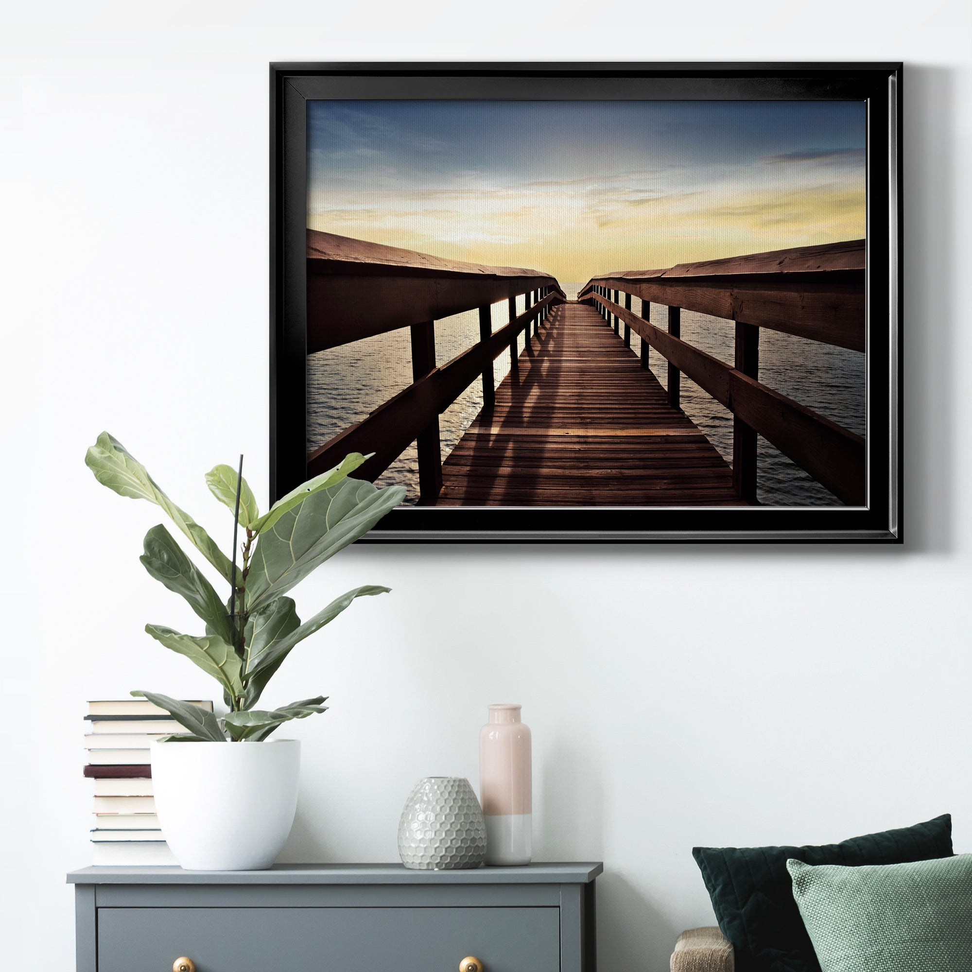 Naples Cove Premium Classic Framed Canvas - Ready to Hang