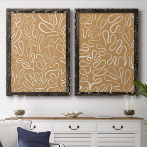 Matisse Pieces I - Barnwood Framed Canvas Set