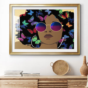 Butterfly Diva I - Modern Framed Art Print