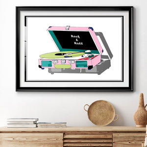 Record Shop I - Modern Framed Art Print