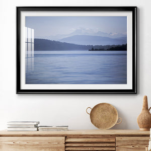 Blue Serenity - Modern Framed Art Print