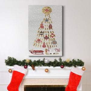 Christmas Chalet Collection B - Gallery Wrapped Canvas