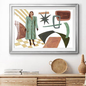 Vintage Vibes II - Modern Framed Art Print