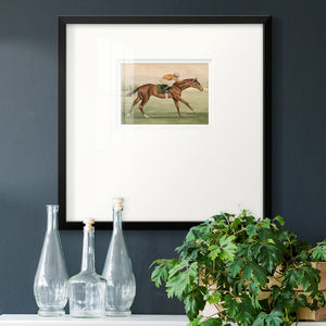 Vintage Equestrian II Premium Framed Print Double Matboard
