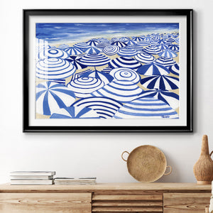 Candy Bowl Prussian Blue - Modern Framed Art Print