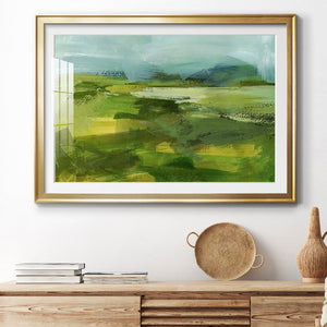 Emerald View IV - Modern Framed Art Print