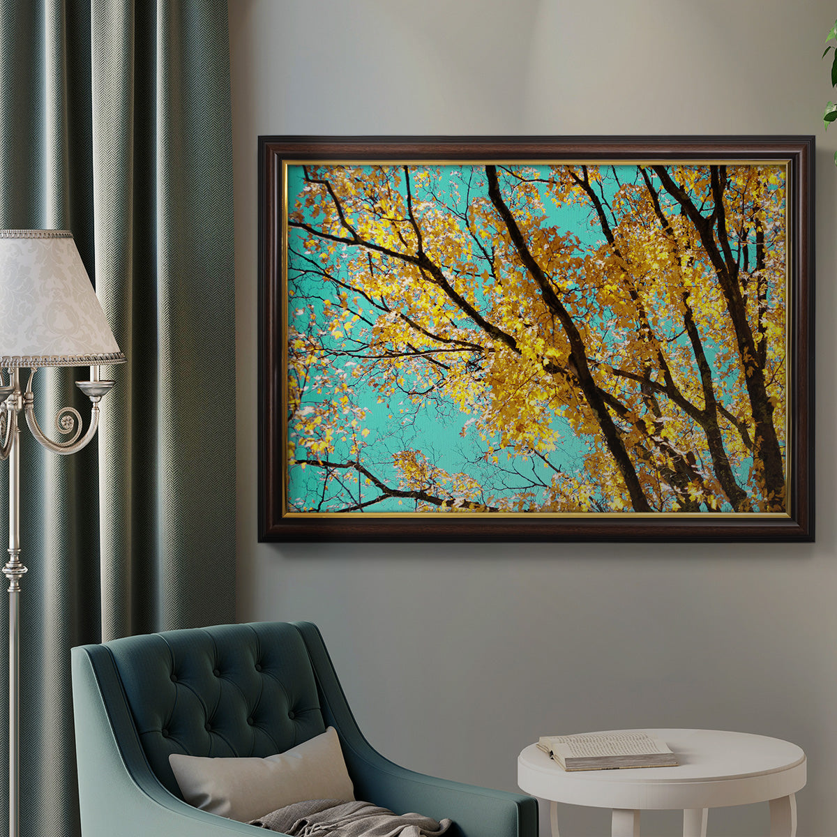 Autumn Tapestry IV Premium Framed Canvas- Ready to Hang