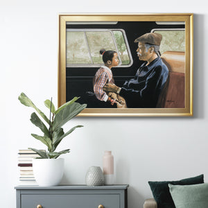 Road Trip II - Modern Framed Canvas Print