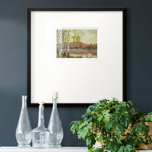 Birch Stand Premium Framed Print Double Matboard