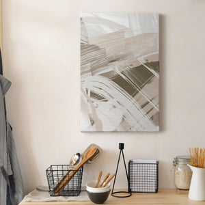 Earthtone Swipe I Premium Gallery Wrapped Canvas - Ready to Hang