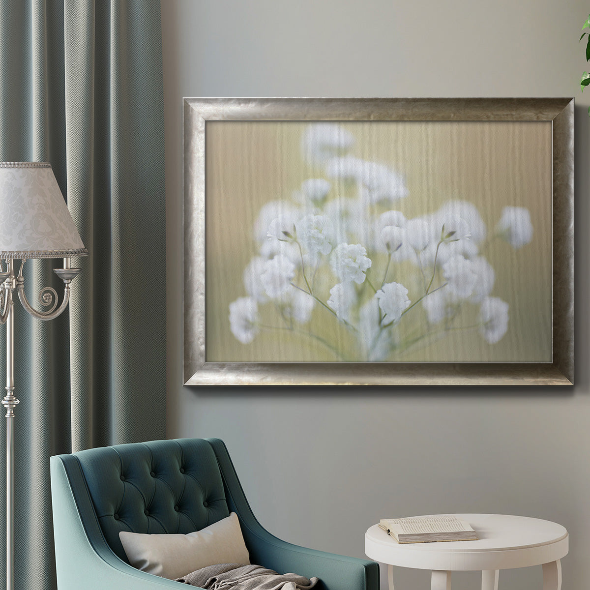 Baby's Breath Study I Premium Framed Canvas- Ready to Hang