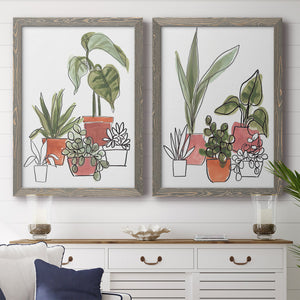 Home Grown I - Premium Framed Canvas 2 Piece Set - Ready to Hang