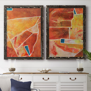 Primary Connection III - Barnwood Framed Canvas Set