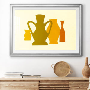 Posing Pottery I - Modern Framed Art Print