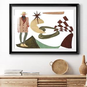 Vintage Vibes IV - Modern Framed Art Print