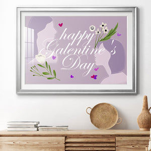 Happy Galentine's Day Collection A - Modern Framed Art Print