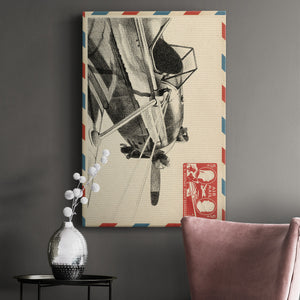 Vintage Airmail I - Canvas Art Print