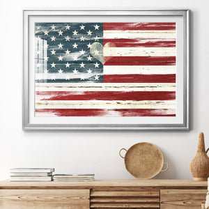 Heart of America - Modern Framed Art Print
