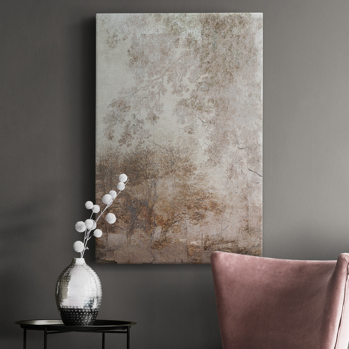 Fresco Collage I Premium Gallery Wrapped Canvas - Ready to Hang