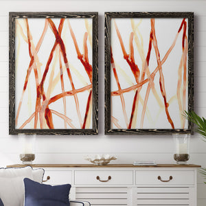 Runnel V - Barnwood Framed Canvas Set