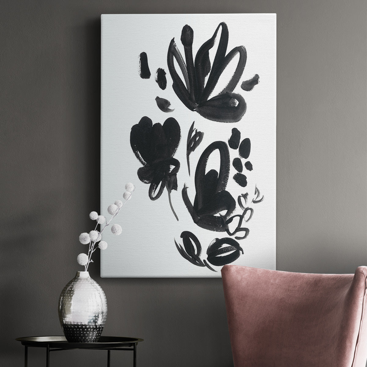 Cameo Bloom IV Premium Gallery Wrapped Canvas - Ready to Hang
