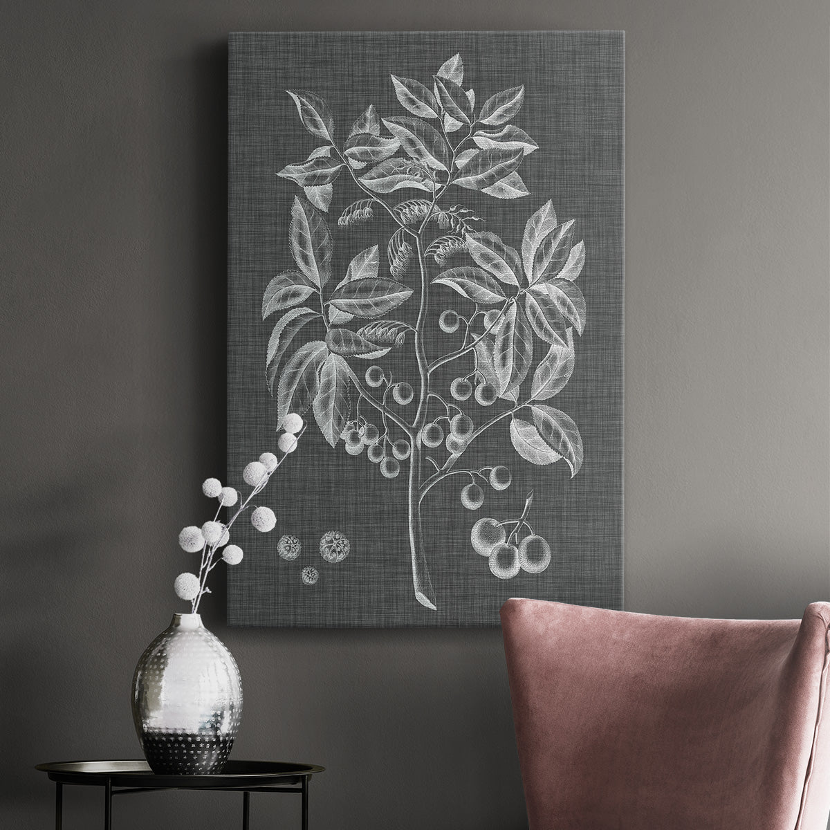 Graphic Foliage VI Premium Gallery Wrapped Canvas - Ready to Hang