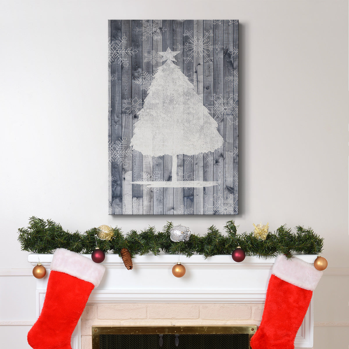 Sophisticated Christmas Collection B - Gallery Wrapped Canvas