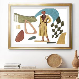 Vintage Vibes III - Modern Framed Art Print
