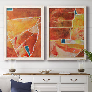 Primary Connection III - Barnwood Framed Canvas Set