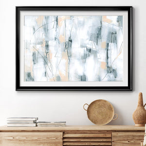 Stone Hatchmarks I - Modern Framed Art Print