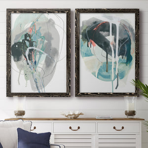 Stone Aperture I - Barnwood Framed Canvas Set