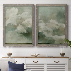 Coming Rain I - Barnwood Framed Canvas Set