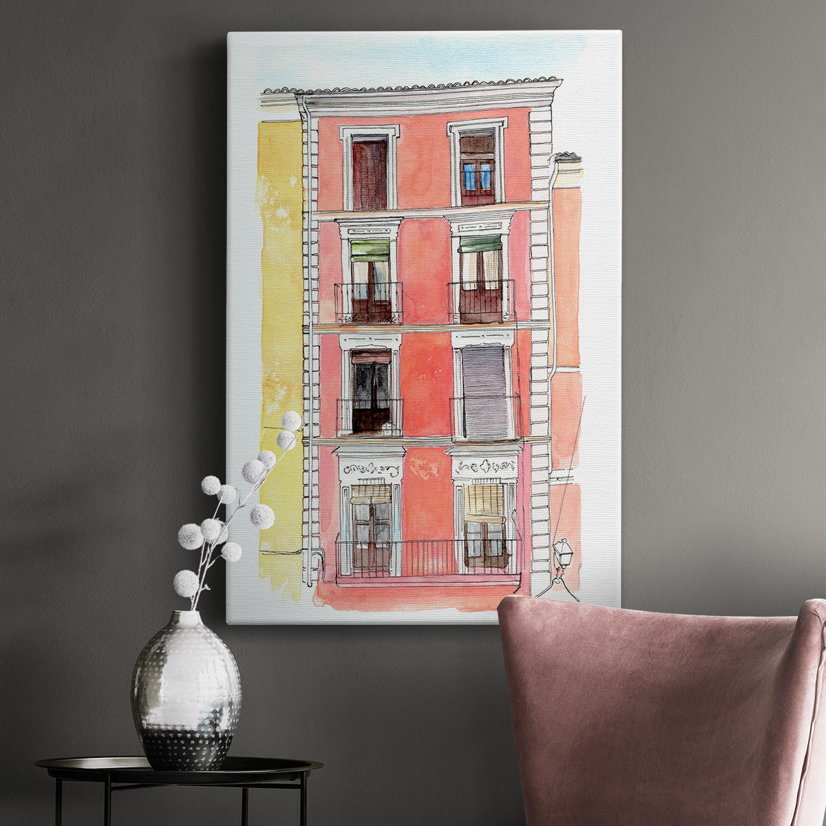 Settling In I Premium Gallery Wrapped Canvas - Ready to Hang