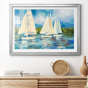 Clear Sailing - Modern Framed Art Print
