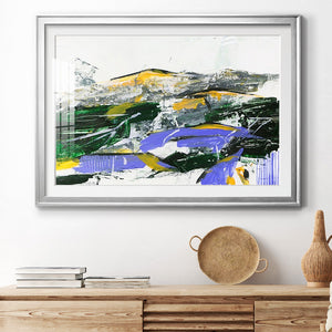 Silent Mountain II - Modern Framed Art Print