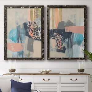 Reductive I - Barnwood Framed Canvas Set