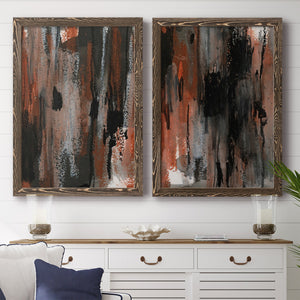 Loft Pastel VII - Barnwood Framed Canvas Set