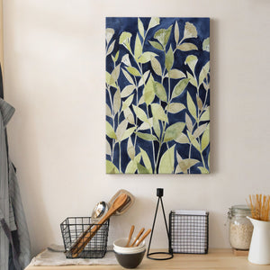 Indigo Blooming Night II - Canvas Art Print