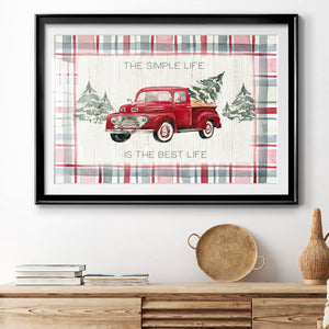 Indigo Kelp II - Modern Framed Art Print